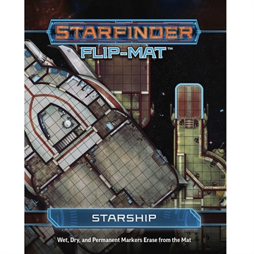 Starfinder - Flip-Mat Starship - Rollespilstilbehør